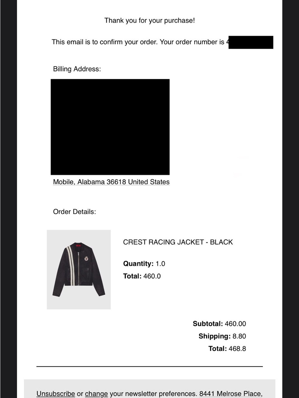 424 Crest Racing Jacket Men Large - Picture 7 of 8